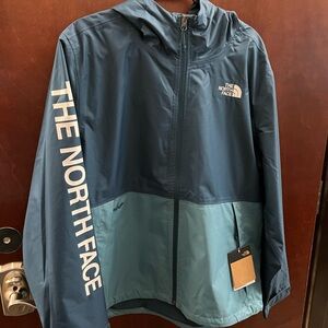 The North Face Men's Two-Tone Blue Windbreaker